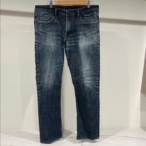 Buffalo David Bitton Dark Blue Straight Jeans